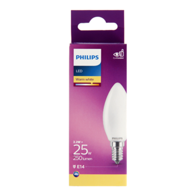 Philips LED kaars 25W E14